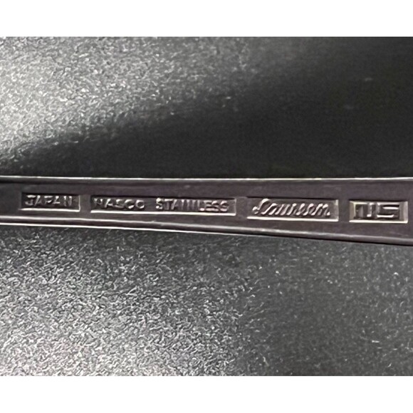 VTG Nasco Laureen Stainless Dinner Knife 8 1/4” Stainless Steel Set of 4 Japan - Picture 2 of 2